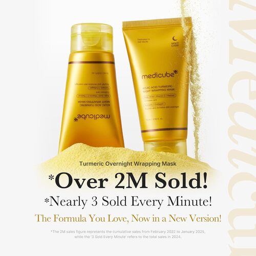 MEDICUBE Kojic Acid Turmeric Night Wrapping Mask 75ml