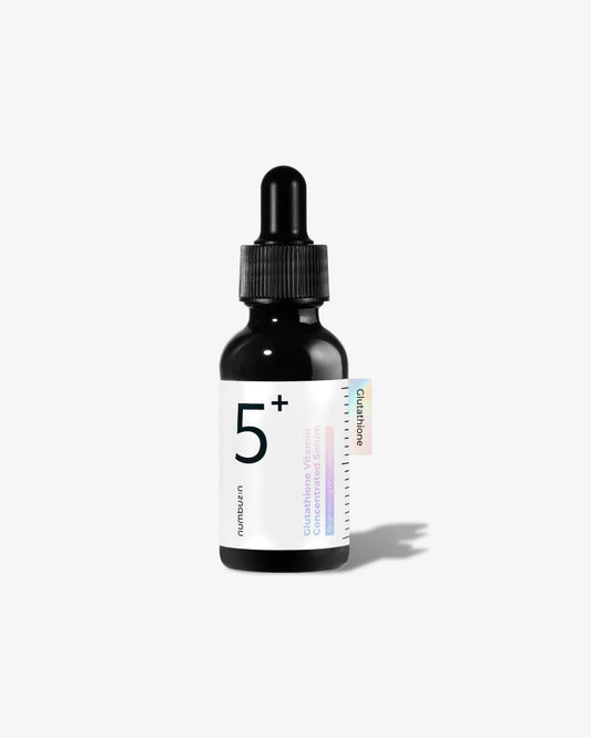 Numbuzin No.5+ Glutathione Vitamin Concentrated Serum, Glutathione, Vitamin C |Hyperpigmentation| Suitable for Sensitive Skin, Korean Skincare |
