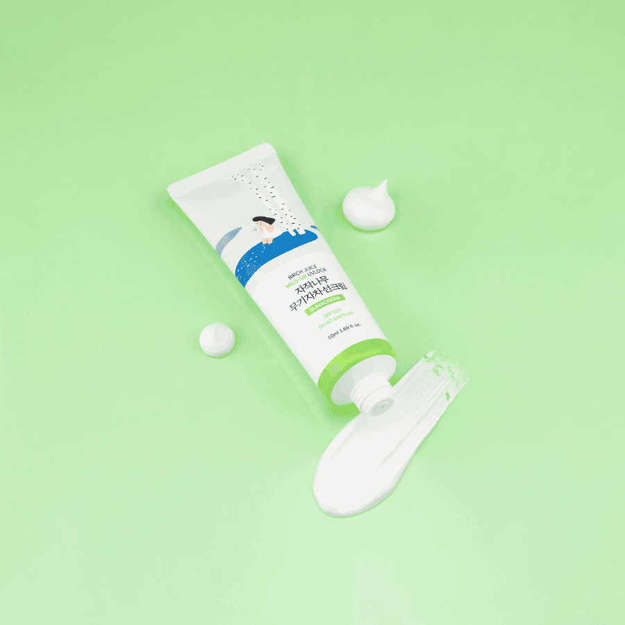 Roundlab Birch Mild-Up Sunscreen UVLock SPF 50+ Broad Spectrum