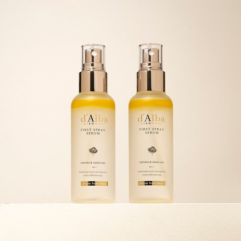 d'Alba White Truffle First Spray Serum 100mL Double Pack