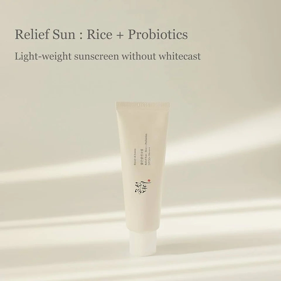 Beauty of Joseon Relief Sun : Rice + Probiotics Sunscreen SPF50+ PA++++ 50ml