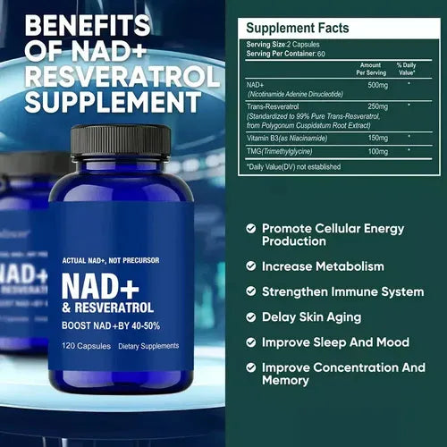 Balincer Nad+ And Resveratrol Capsules 60 capsules