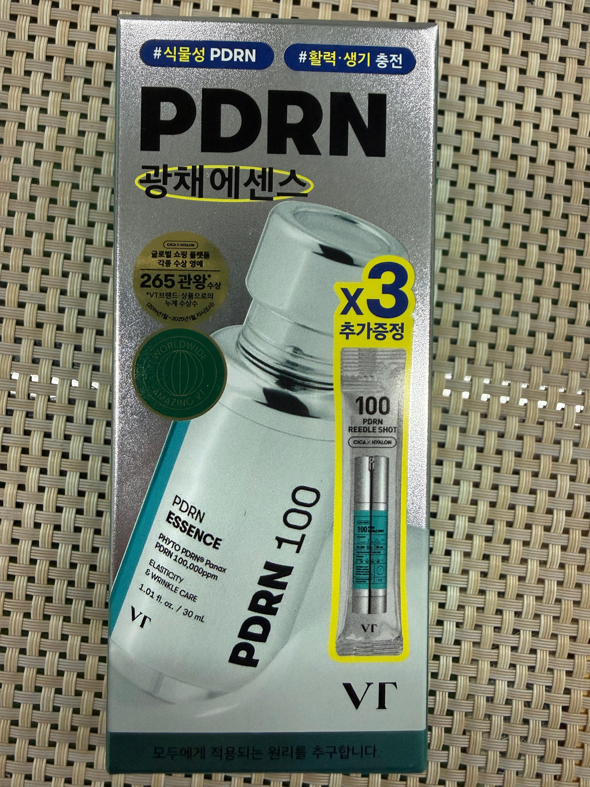 VT PDRN Essence 100 set + 3 cica reedle shot sachet 100