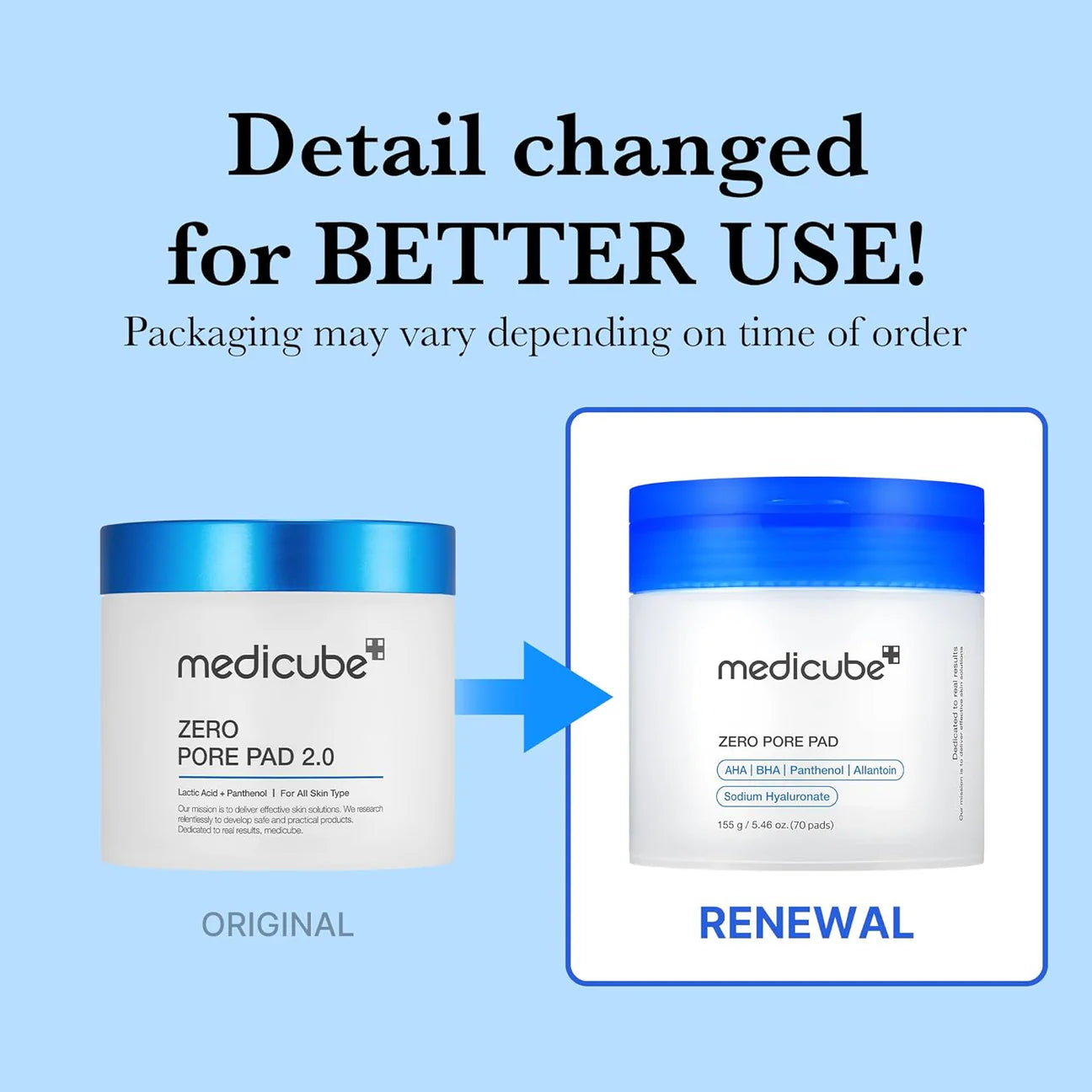 MEDICUBE ZERO PORE PAD - 70 PADS