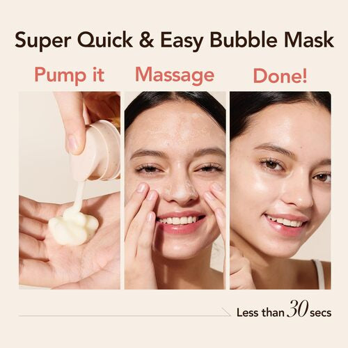 MENOKIN 30 Seconds Quick Bubble Mask 95ml #CLEAR