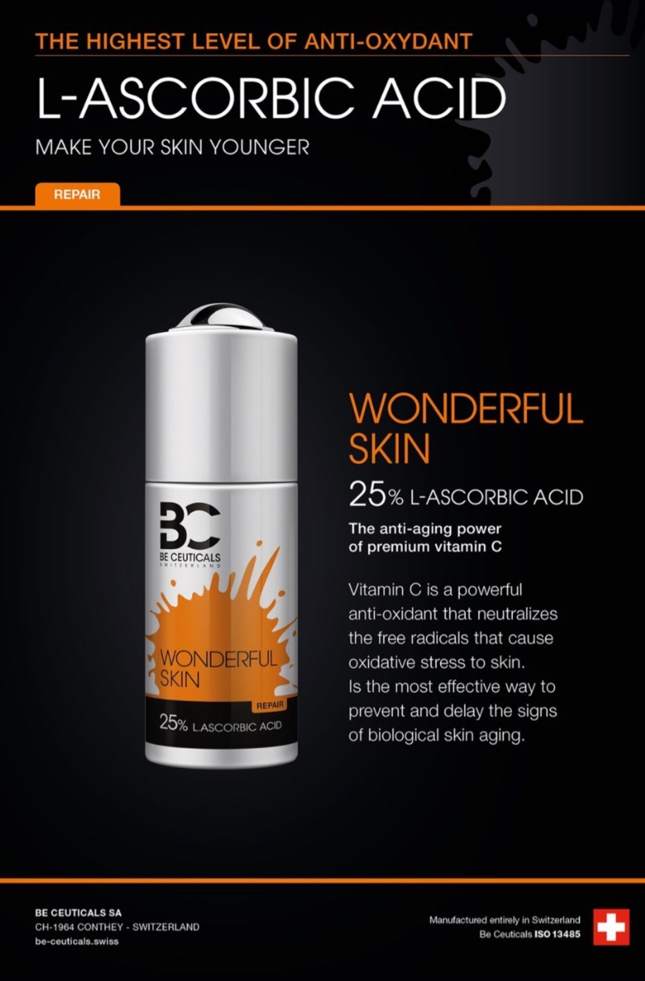 Be Ceuticals WONDERFUL SKIN L.ASCORBIC ACID 25% (20 ml)