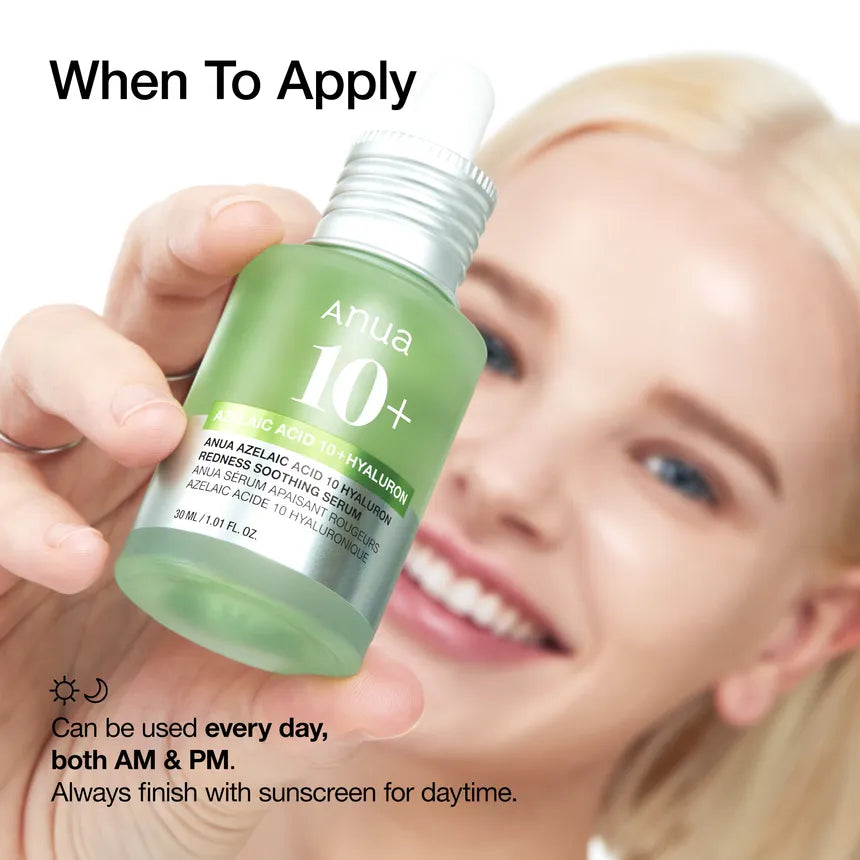 Anua Azelaic Acid 10 Hyaluron Redness Soothing Serum - 30ml