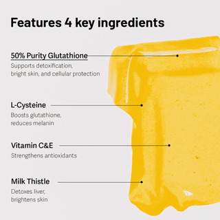 ESTHER FORMULA
Glutathione Direct 3X

L-Glutathione (50% purity)
+Vitamin C, milk thistle, L-cysteine