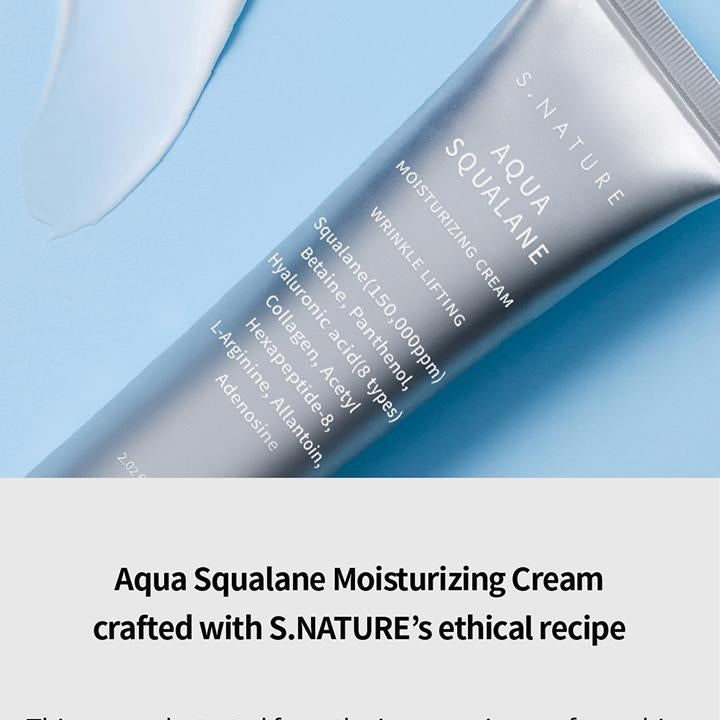 S.NATURE Aqua Squalane Moisturizing Cream 60mL 1+1 Limited Set with mirror 🪞 
4.8
