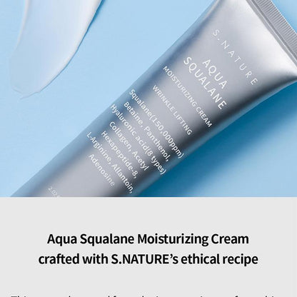 S.NATURE Aqua Squalane Moisturizing Cream 60mL 1+1 Limited Set with mirror 🪞 
4.8