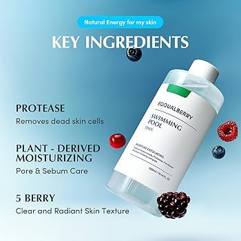 EQQUALBERRY Daily Peeling Swimming Pool Toner 300 ml