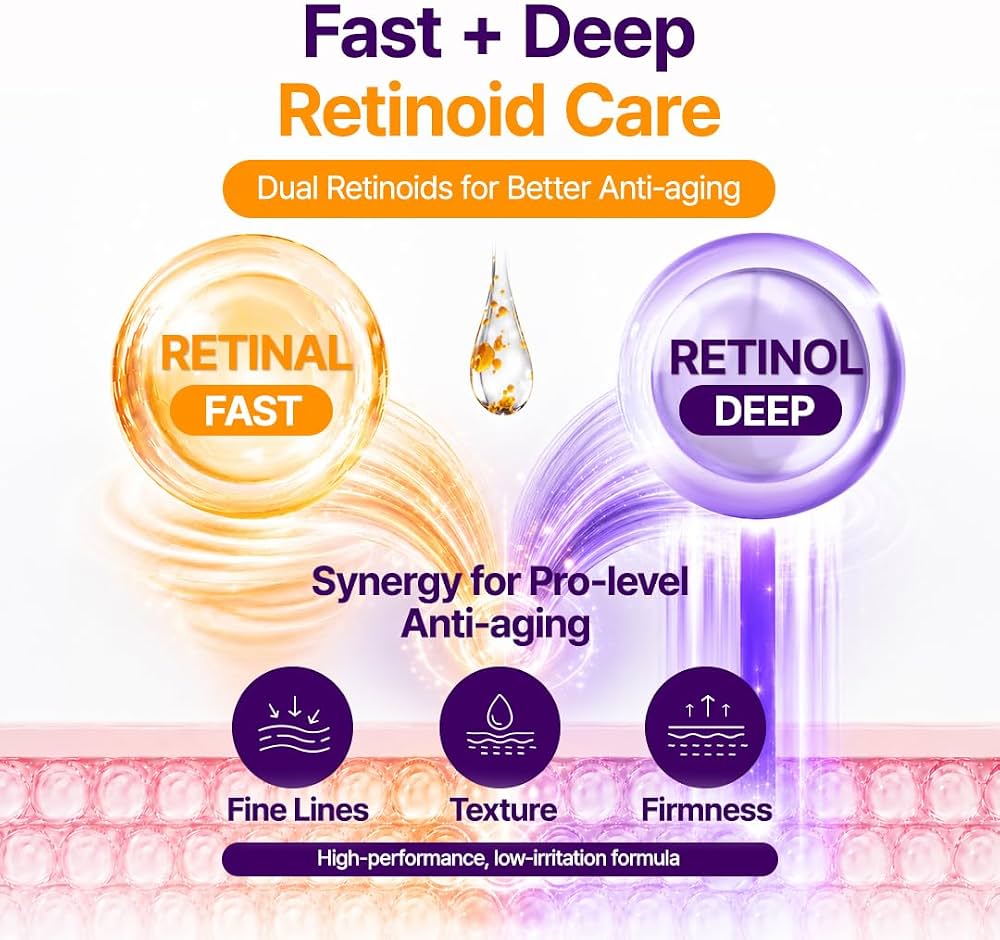 PURITO Retinol 0.1% + Retinal 0.1% Serum for Sensitive Skin 30 ml