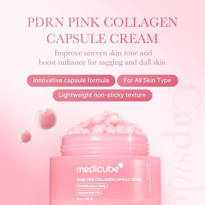 MEDICUBE] PDRN Pink Capsule Cream 55g