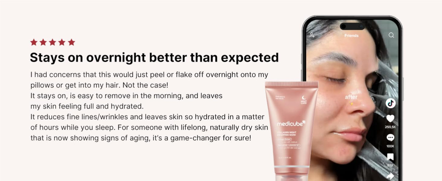 MEDICUBE Collagen Night Wrapping Mask 75ml
