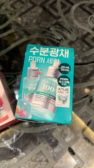 Anua PDRN Hyaluronic Acid Capsule 100 Serum 30ml Double Pack (olive young) plus 2 masks
