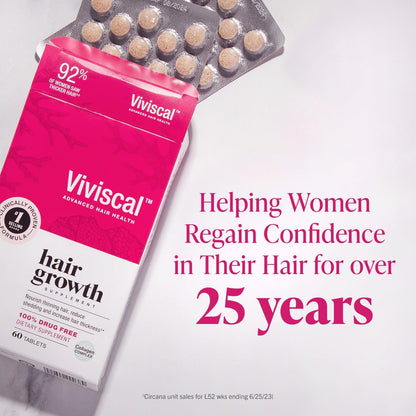 Viviscal, Hair Growth Supplement, 60 Tablets USA Version