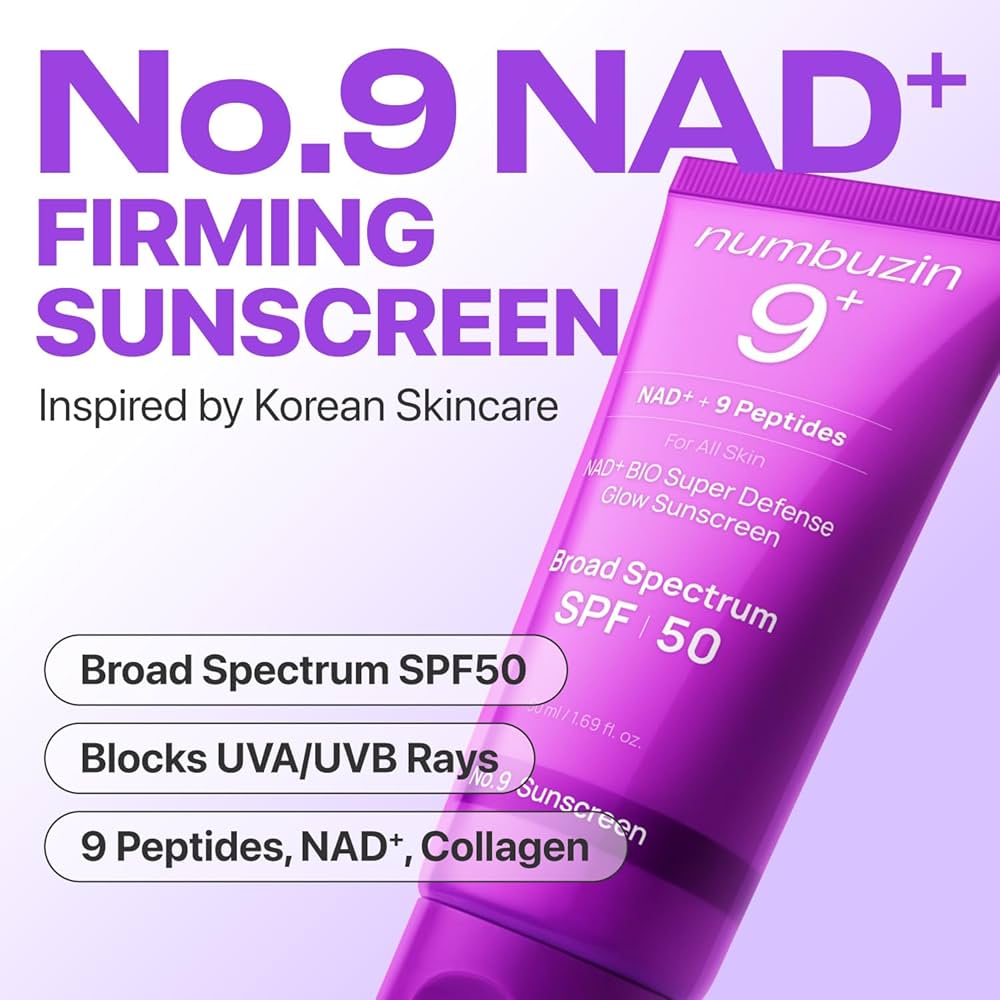 numbuzin No.9 NAD Sunscreen SPF 50, 30 ml