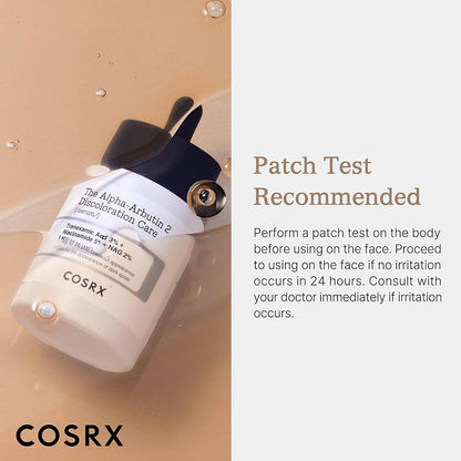 COSRX 2% Alpha Arbutin Discoloration Care Face Serum with Niacinamide, Glutathione & Tranexamic Acid, 1.7 fl oz