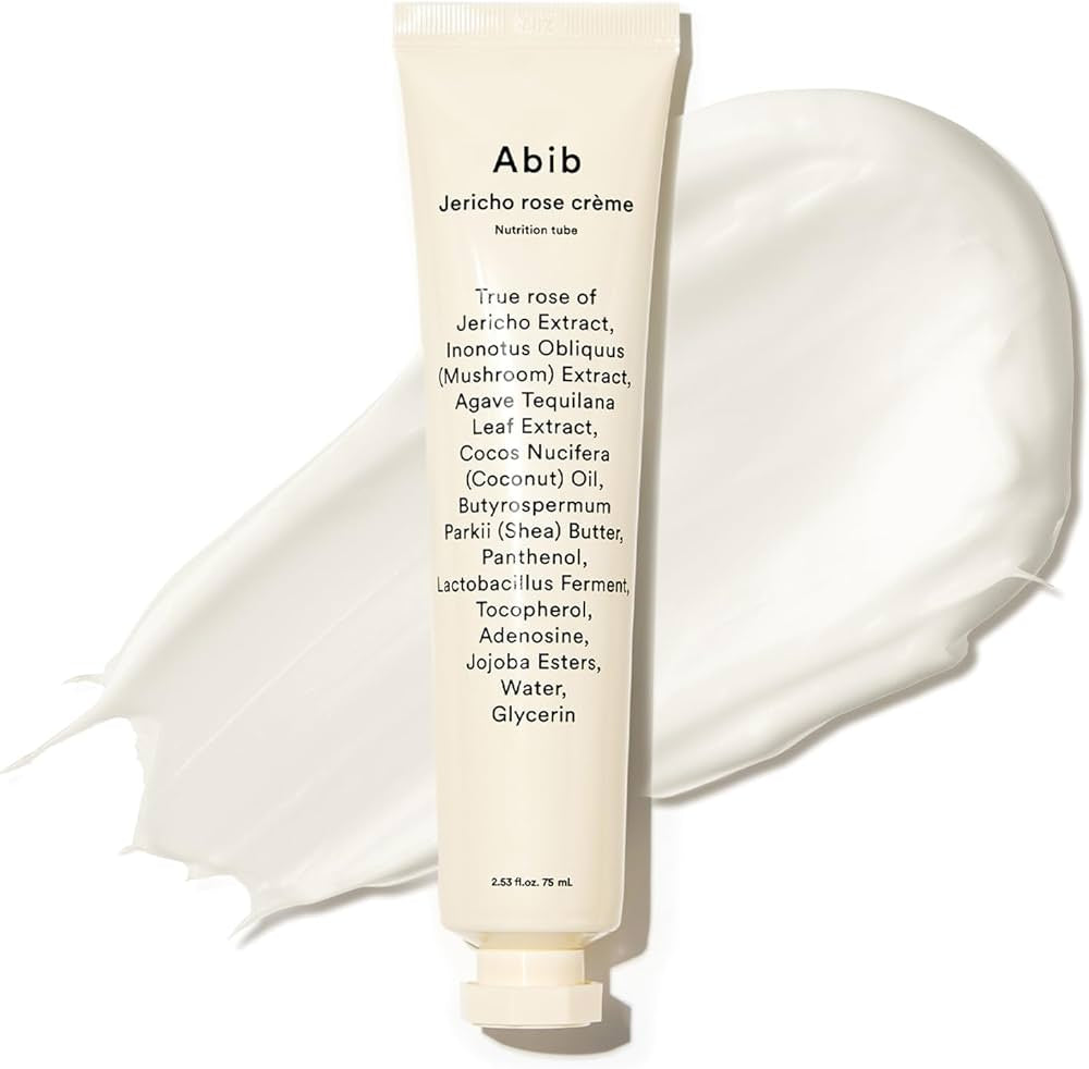 Abib Jericho Rose Cream 2.53 fl oz, Moisturizer for Dry and Aging Skin, Korean Skincare 75 ml