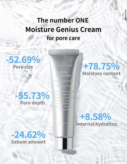 S.NATURE Aqua Squalane Moisturizing Cream 60mL 1+1 Limited Set with mirror 🪞 
4.8