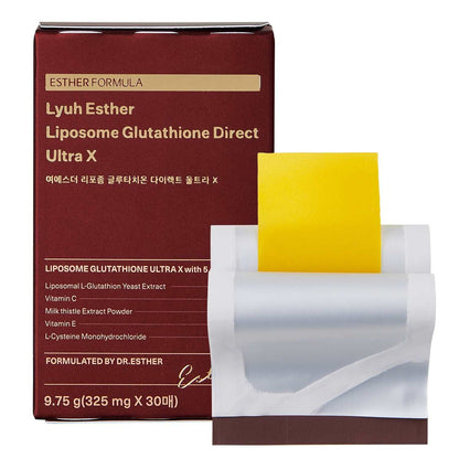 ESTHER FORMULA
Liposome Glutathione Direct Ultra X 30 strips