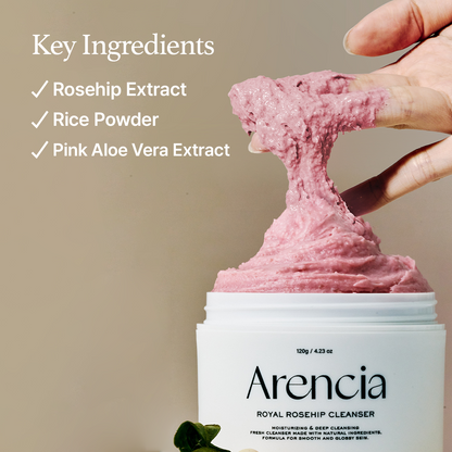 ARENCIA *renew* Fresh Rosehip Rice Mochi Cleanser 120g