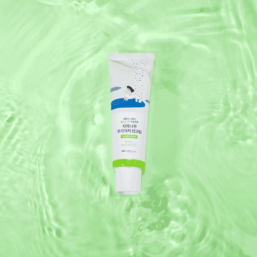 Roundlab Birch Mild-Up Sunscreen UVLock SPF 50+ Broad Spectrum