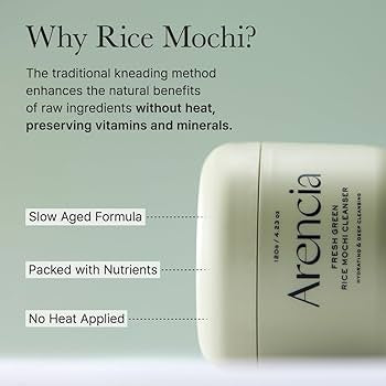 Arencia - Fresh Green Rice Mochi Cleanser 120g (renewed)