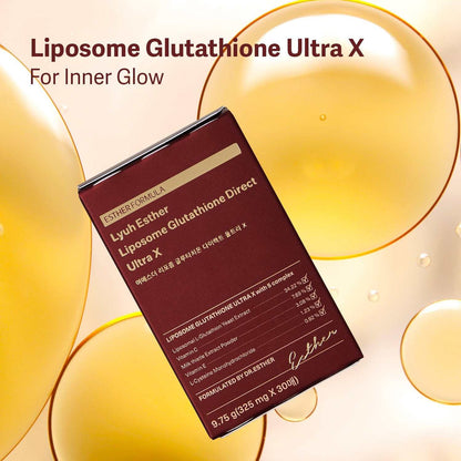 ESTHER FORMULA
Liposome Glutathione Direct Ultra X 30 strips