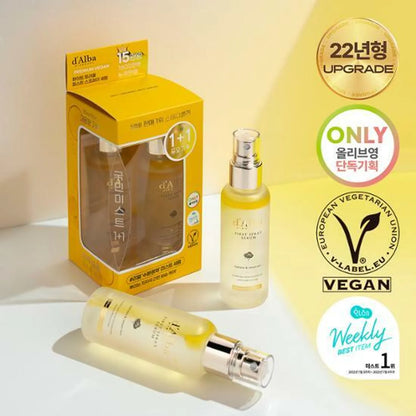 d'Alba White Truffle First Spray Serum 100mL Double Pack