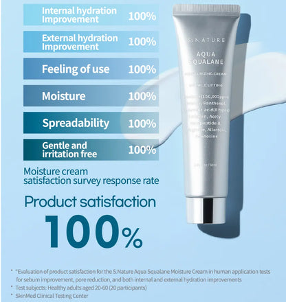 S.NATURE Aqua Squalane Moisturizing Cream 60ml without box