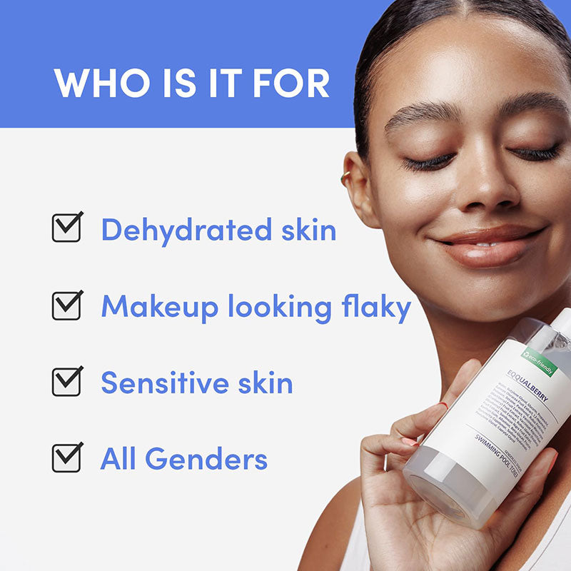 EQQUALBERRY Daily Peeling Swimming Pool Toner 300 ml