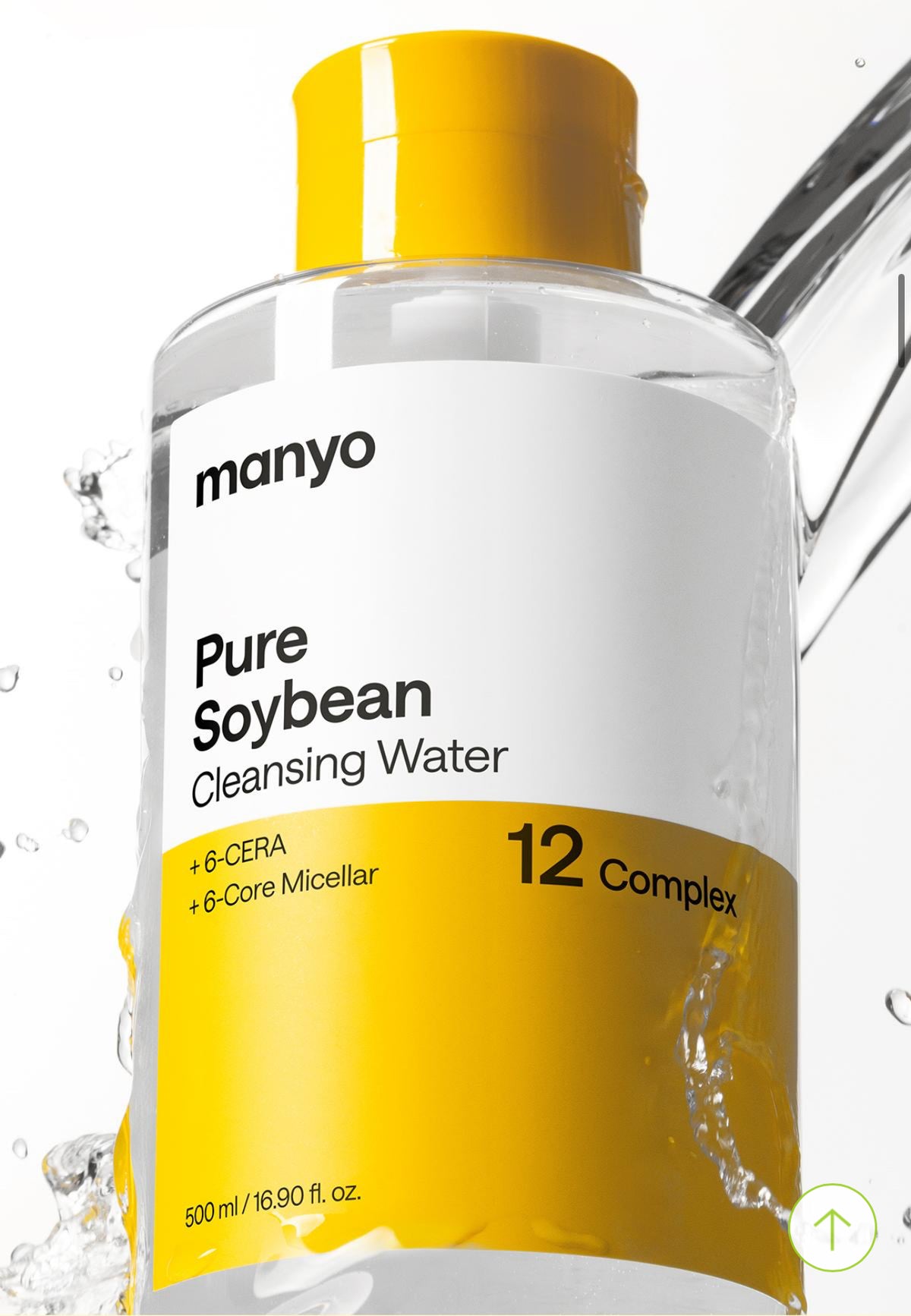 MANYO Pure Cleansing Water, Micellar Makeup Remover 500ml Set (+Pump+Cotton Pad 20P) OLIVE YOUNG