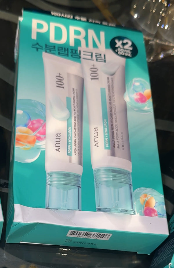 Anua PDRN Hyaluronic Acid 100 Moisturizing Cream 60ml*2ea set (OLIVE YOUNG)