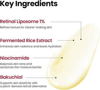 K-SECRET SEOUL 1988 CREAM : RETINAL LIPOSOME 1% + FERMENTED RICE 50ML