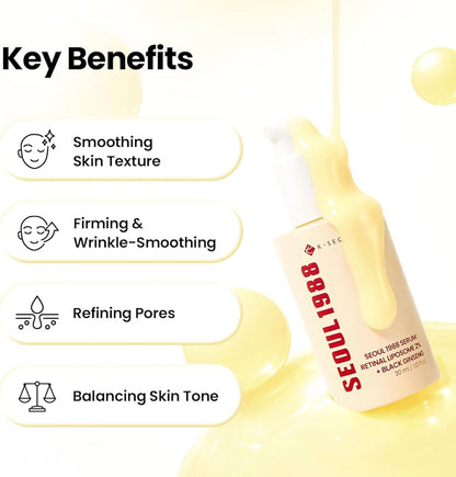 KSECRET SEOUL1988 SERUM: RETINAL LIPOSOME 2% + BLACK GINSENG 30 ml