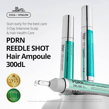VT PDRN Reedle Shot Hair Ampoule 300dL 15ml (Hair Growth)