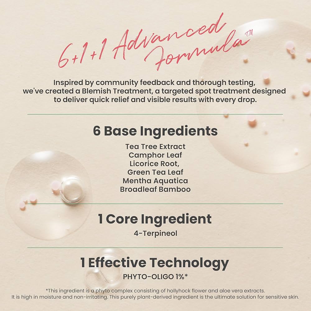 AXIS-Y Spot The Difference Blemish Spot Treatment - 4-Terpineol 2% Niacinamide AHA BHA Soothes Breakouts & Skin Barrier Repair - Vegan Korean Skin Care Face Serum (0.50 fl. oz.)