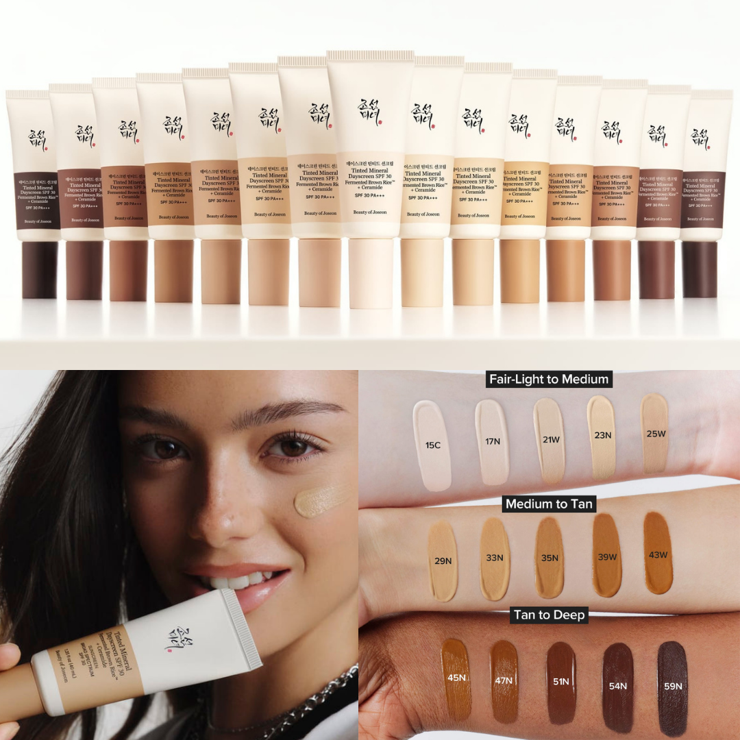 Beauty of Joseon Tinted Mineral Dayscreen (+10ml + puff) ( olive young set) 21W