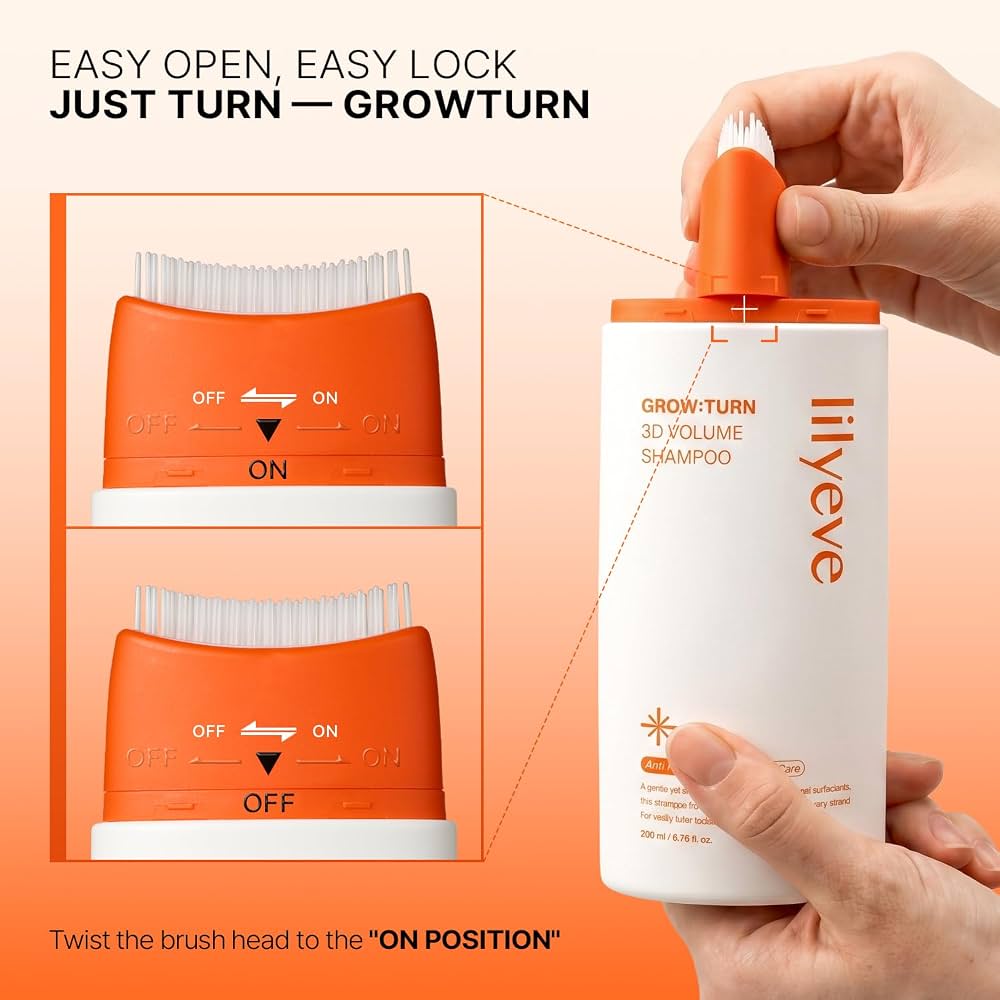 lilyeve GROWTURN 3D Volume Brush Shampoo 200 ml