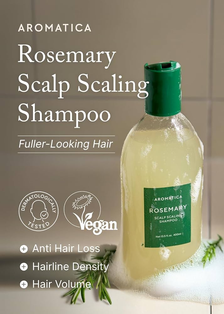 Aromatica Scalp Scaling Shampoo, Rosemary, 13.5 fl oz (400 ml)
