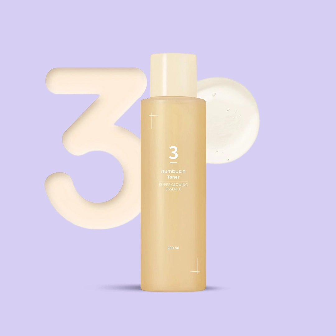 Numbuzin - No.3 Super Glowing Essence Toner 200ml