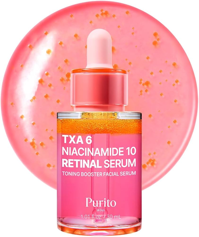 PURITO TXA 6% + Niacinamide 10% Facial Serum | for Dark Spots, Hyperpigmentation, Uneven Skin Tone | High-Concentration Tranexamic Acid | Korean Skincare, 30mL