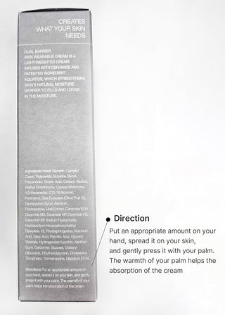 Celimax Dual Barrier Skin Wearable cream, 50ml
