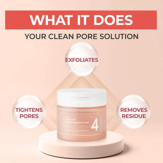 NUMBUZIN, NO.4 PORE ZERO PEELED EGG TONER 70 PADS