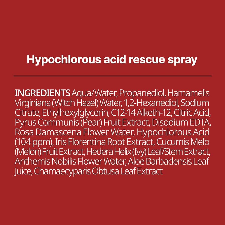 PURITO Hypochlorous Acid
Rescue Spray, 100ml