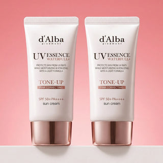 d'Alba [PINK CORRECTING] Waterfull Tone-Up Sun Cream Duo Set (65ml+65ml)