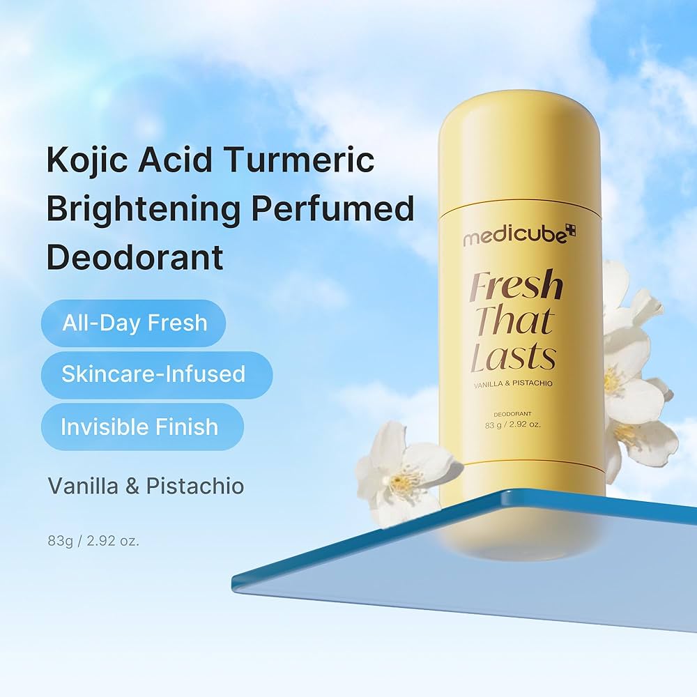 medicube Deodorant with Kojic Acid Turmeric, Sweet Vanilla Scent 83g