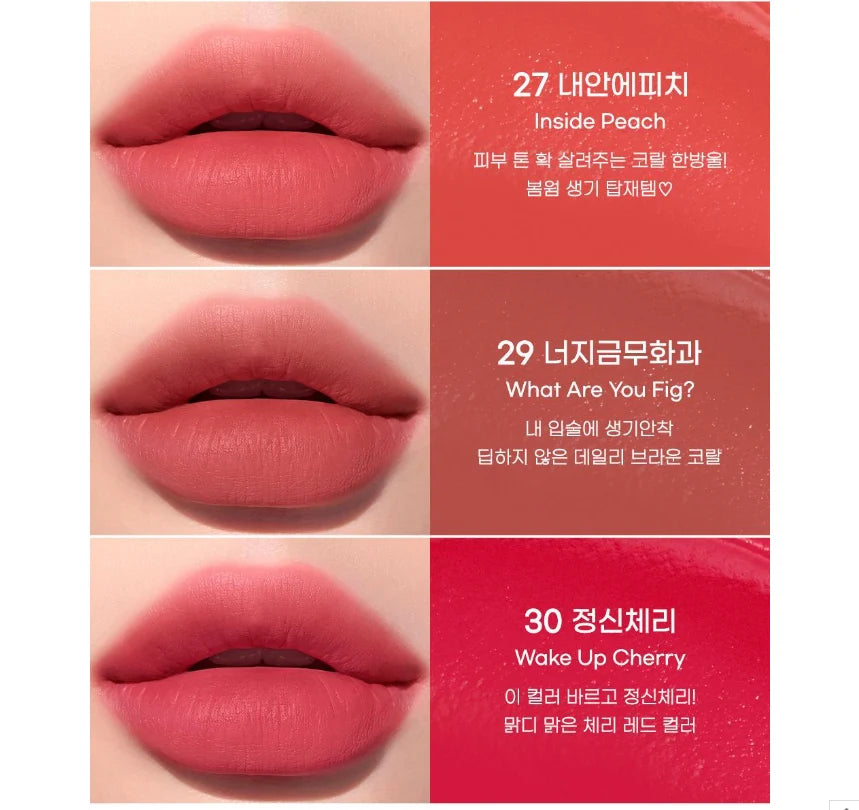Peripera Ink Airy Velvet Lip Tint 30 WAKE UP CHERRY)
