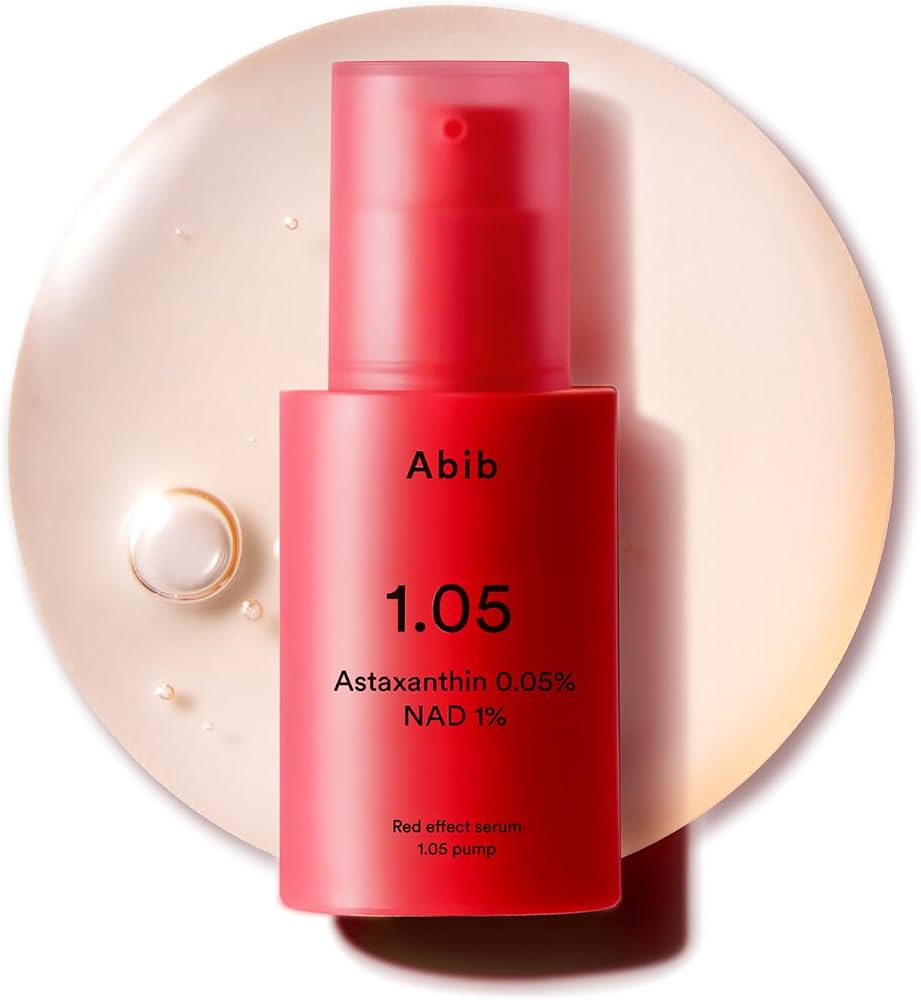 Abib ASTA-NAD Red Effect Serum 1.05 Pump – NAD+ 1% & Astaxanthin 0.05% (30 ml)